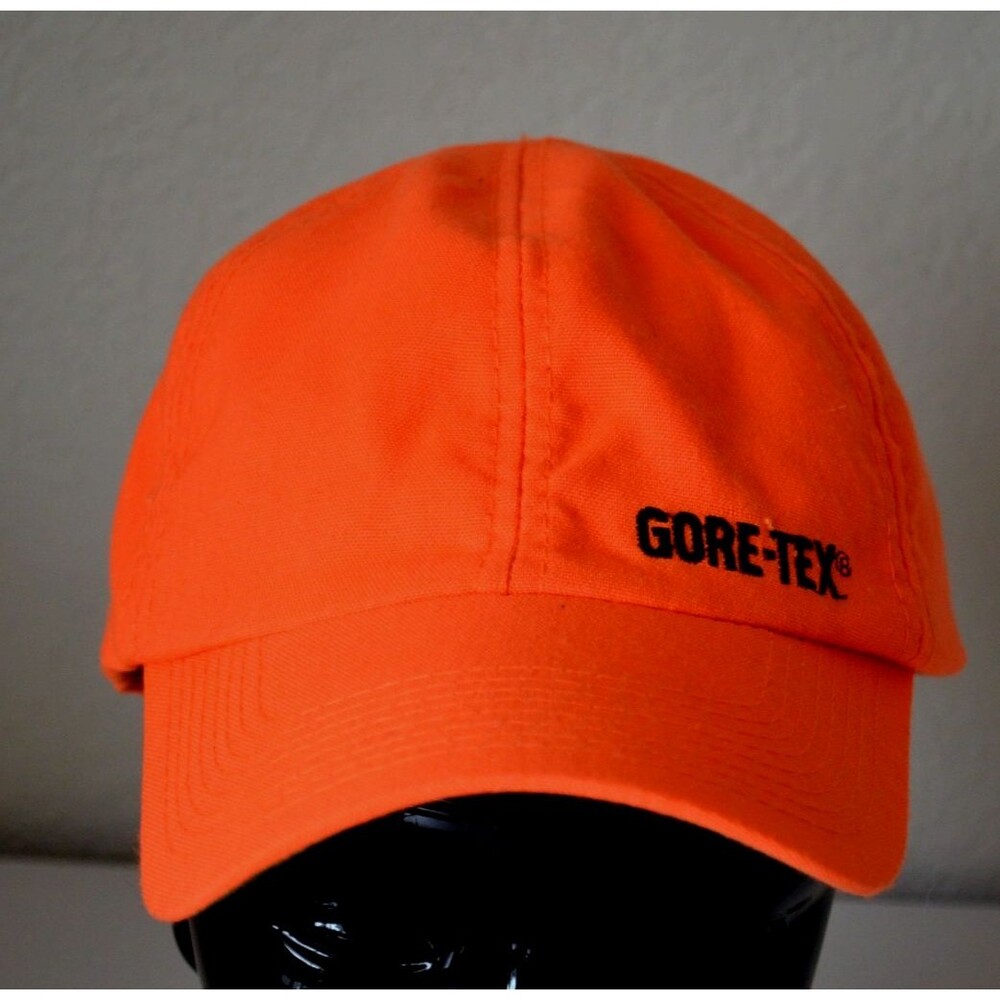 Outdoor Cap Orange Gore-Tex  Adjustable One Size Cap Hunting Outdoors Hat